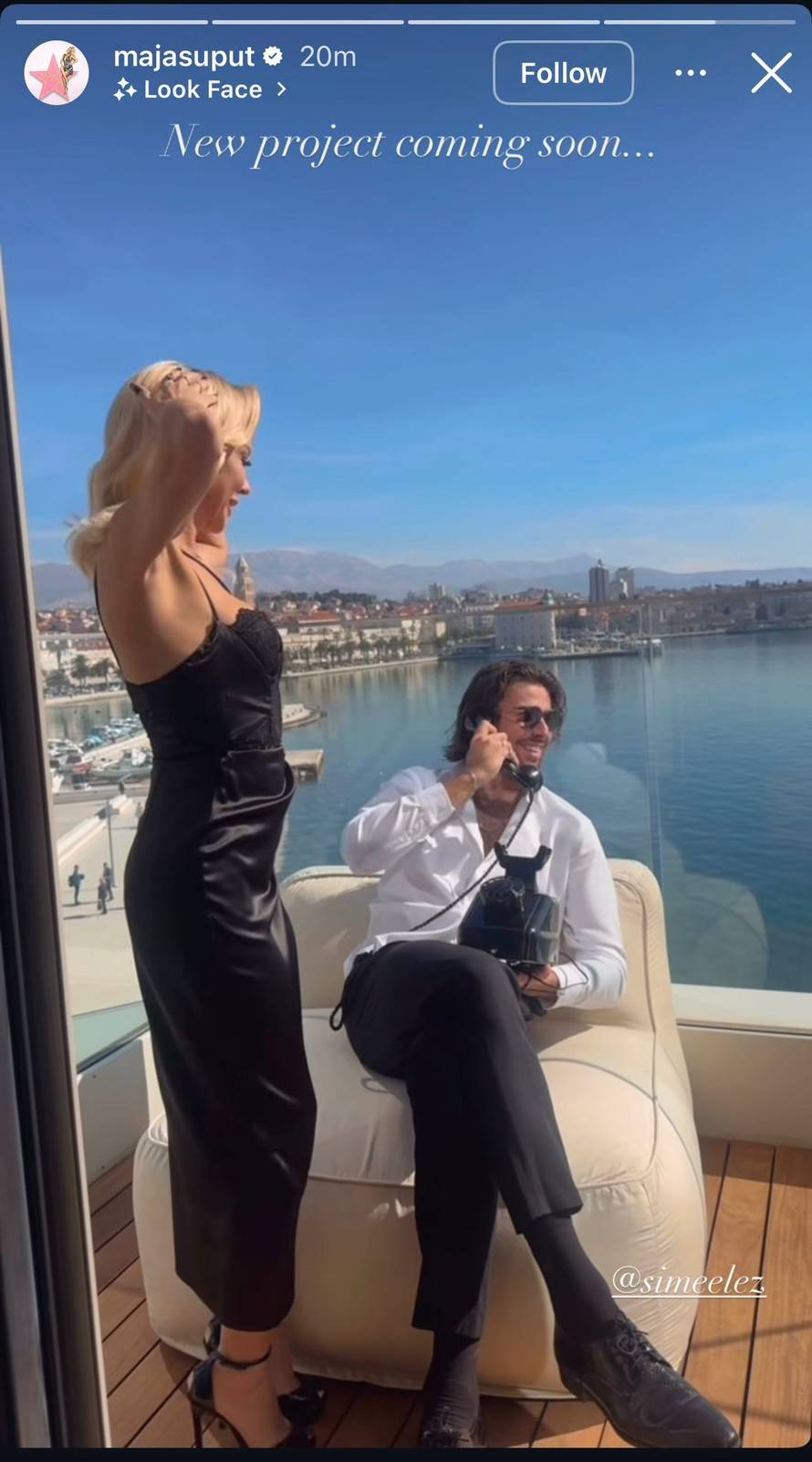 FOTO Iz Pariza u Split. Maja i Šime bili na balkonu, pa uletjeli u sobu. Evo što su sve radili...