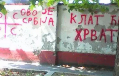 'Ovo je Srbija': Vandali groblje u Osijeku ispisali porukama