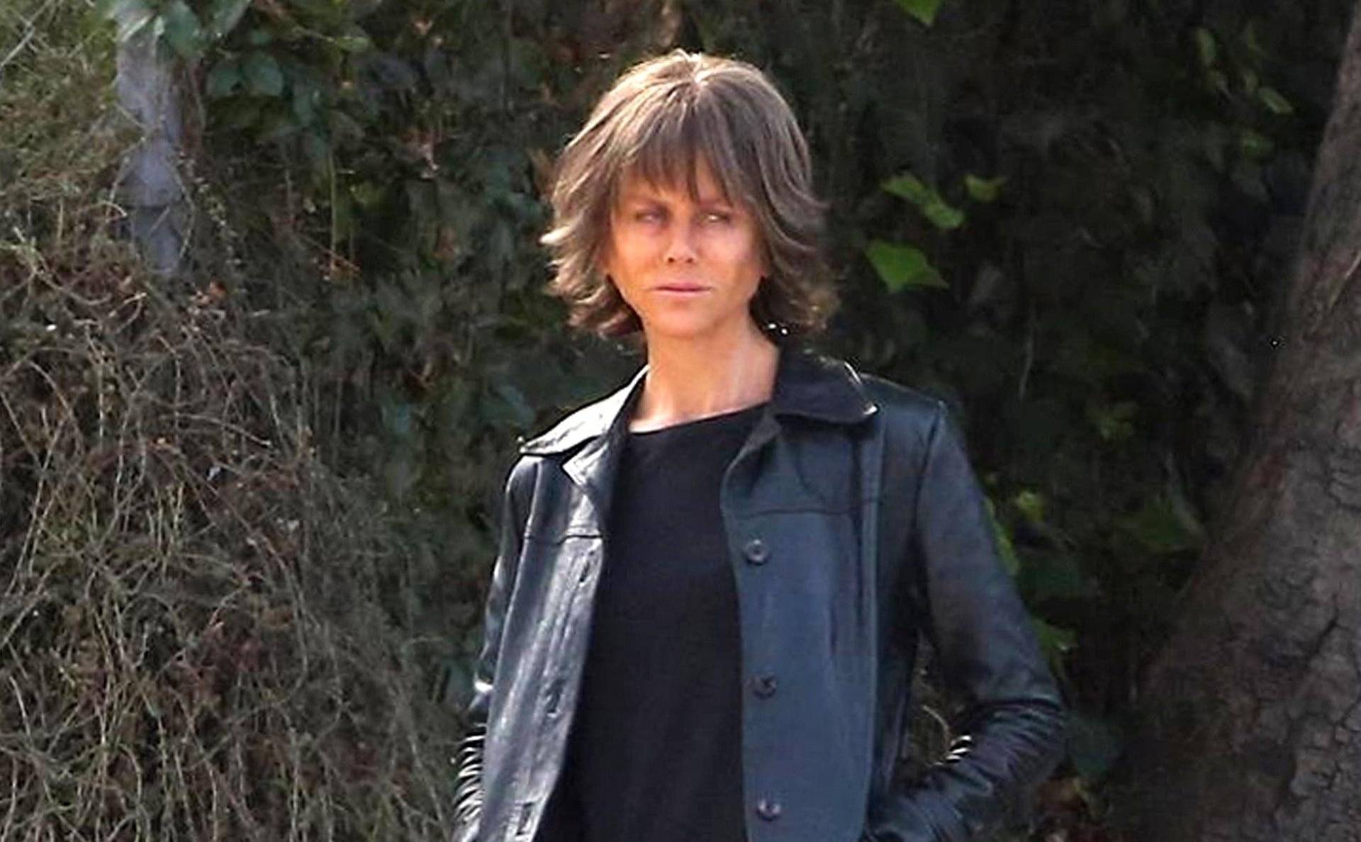 *EXCLUSIVE* Nicole Kidman is barely recognizable in costume for "Destroyer"