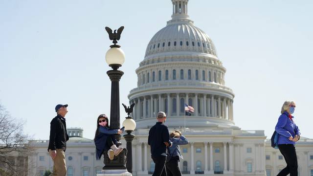 Visitors return to the U.S. Capitol in Washington