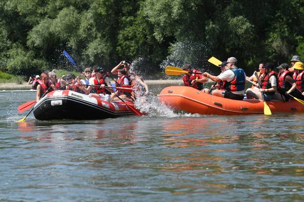 Rafting Hrvatskom Amazonom - Drava 2025. od legradskog ušća Mure u Dravu do Ješkova
