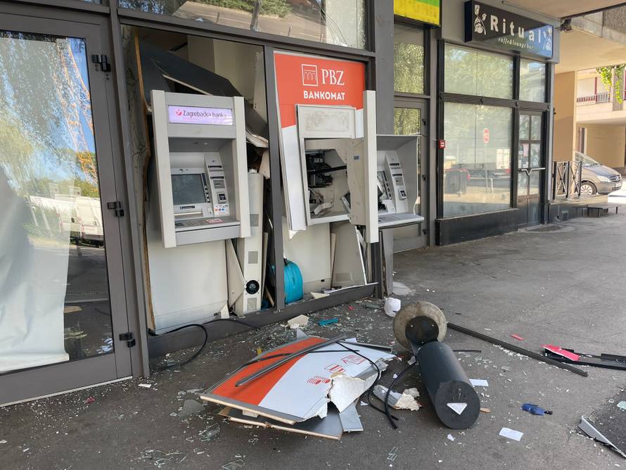 Eksplozija u Zagrebu: Digli su u zrak bankomat na Trešnjevci