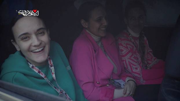 Release of three female hostages