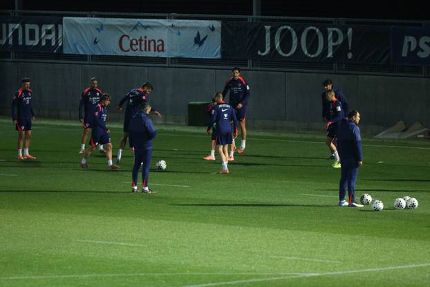 Rijeka: Hrvatski nogometni reprezetativci odradili trening