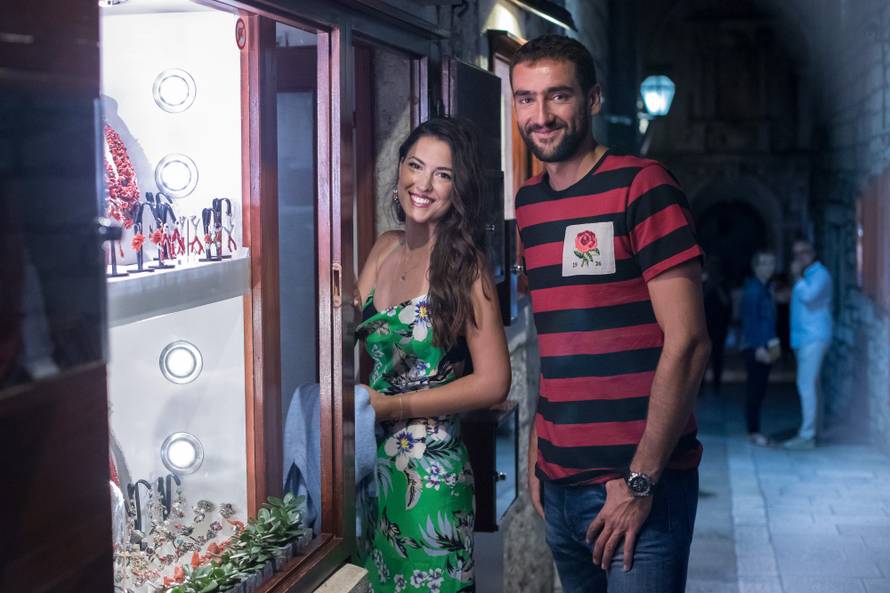 Marin Cilic proÅ¡etao je KorÄulom u druÅ¡tvu supruge Kristine
