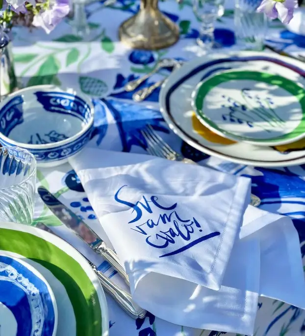 FOTO Šekoranjini stolnjaci su hit: Pogledajte originalni dizajn