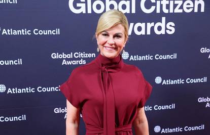 FOTO Razdragana Kolinda: Sjela sam pored legende i rekla mu 'Luka je za mene ipak broj 1'