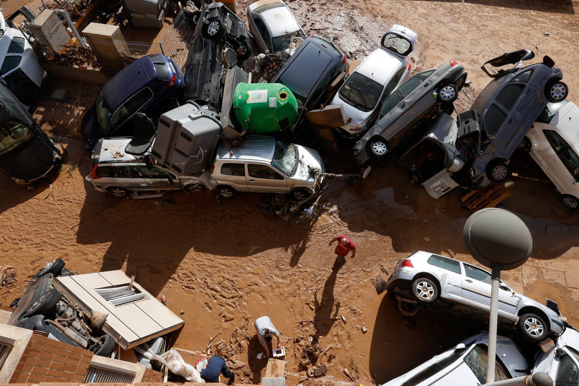 Aftermath of floods in Paiporta