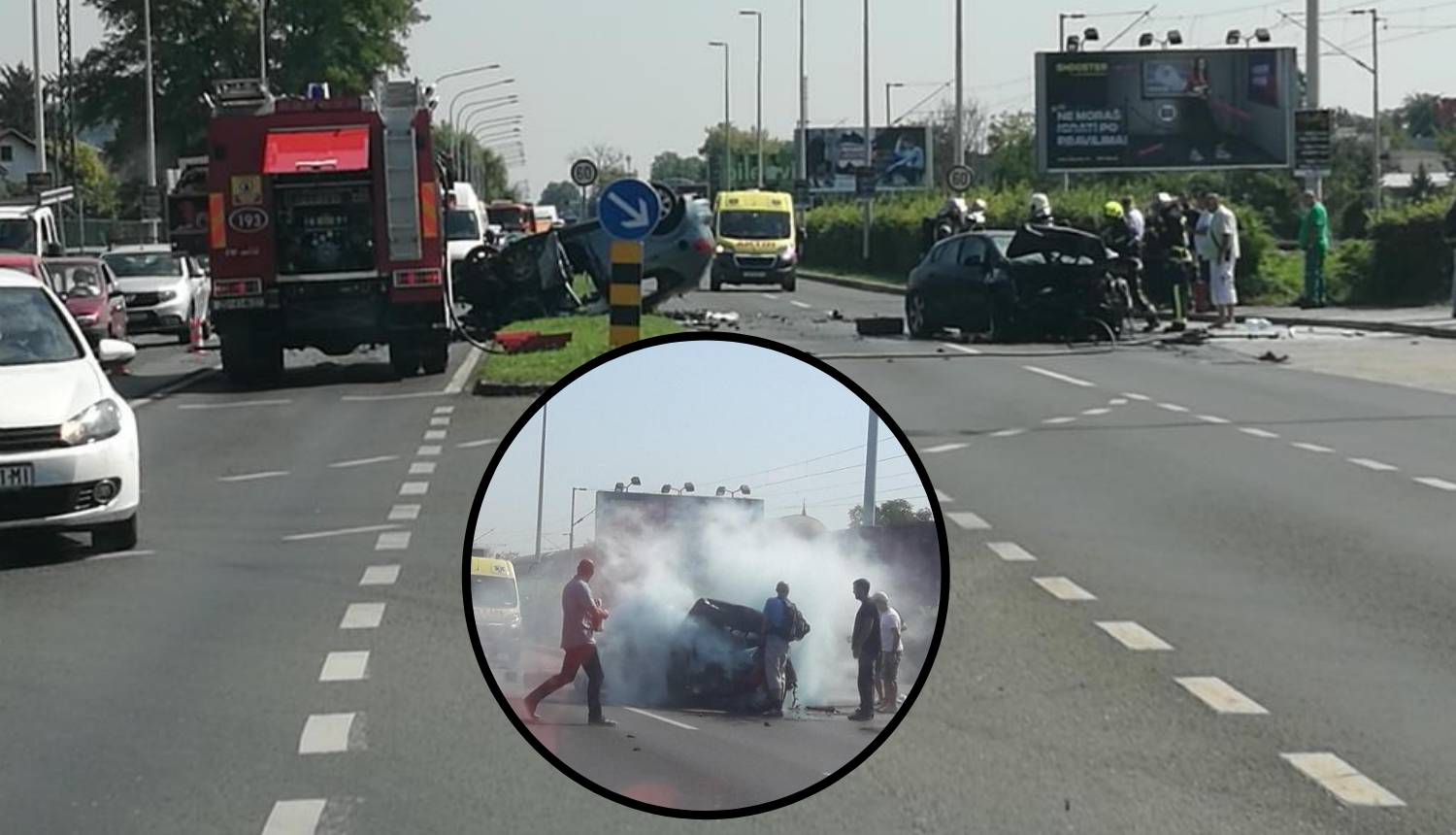 Izazvao nesreće u Gajnicama pa bježao,  lovili su ga i vozači