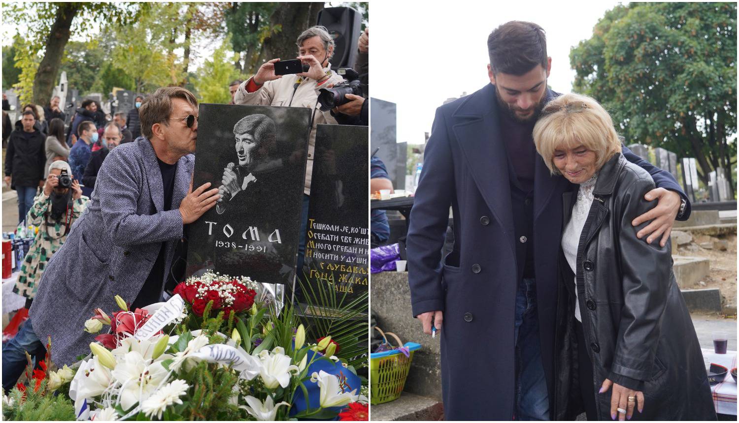Tomina supruga Gordana grlila glumca i plakala, a prijatelji i kolege odali počast Zdravkoviću