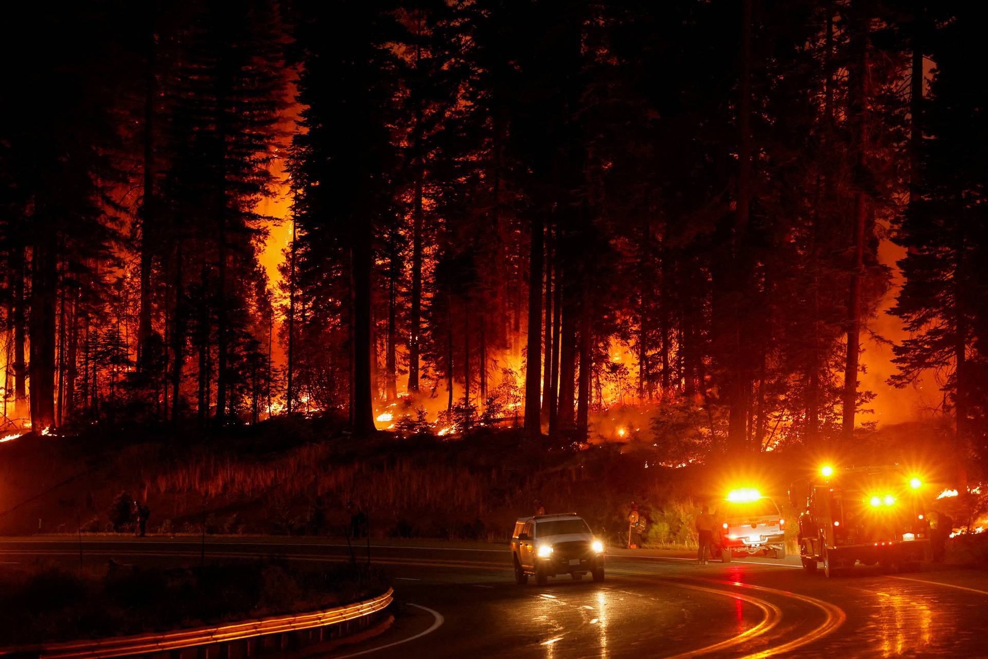 Park Fire, near Jonesville