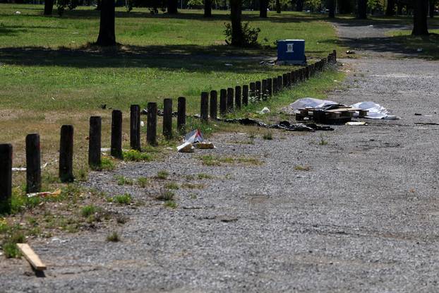 Zagreb: Neočišćen Bundek šest dana nakon koncerta Marka Perkovića Thompsona
