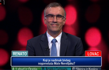 Lovac Mladen kiksao je na pitanju o bivšem nogometašu Neretljaku, znate li vi odgovor?