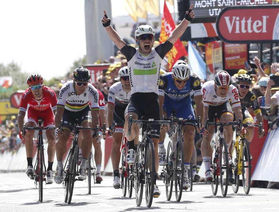 Cycling - Tour de France cycling race - Stage 1 from Mont-Saint-Michel to Utah Beach Sainte-Marie-du-Mont