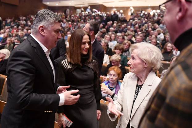 Predsjednik Zoran Milanović na koncertu Drage Diklića u Lisinskom
