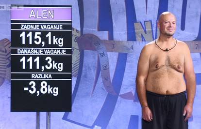 Najbolji rezultat svih sezona: Alen je izgubio 70 kilograma