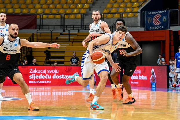 Zagreb: Utakmica 1. kola skupine J, FIBA Europa kupa, KK Cibona - BC Bashkimi