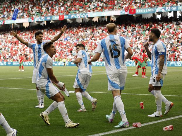 Football - Men's Group B - Argentina vs Morocco