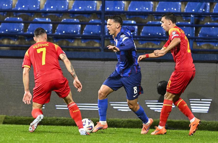 Utakmica kvalifikacija za Svjetsko nogometno prvenstvo 2026. Crna Gora - Hrvatska