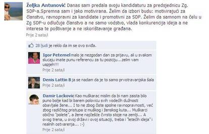 Željka Antunović objavila kandidaturu na Facebooku