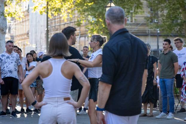 Zagreb: Tango na zrinjevackom plesnjaku