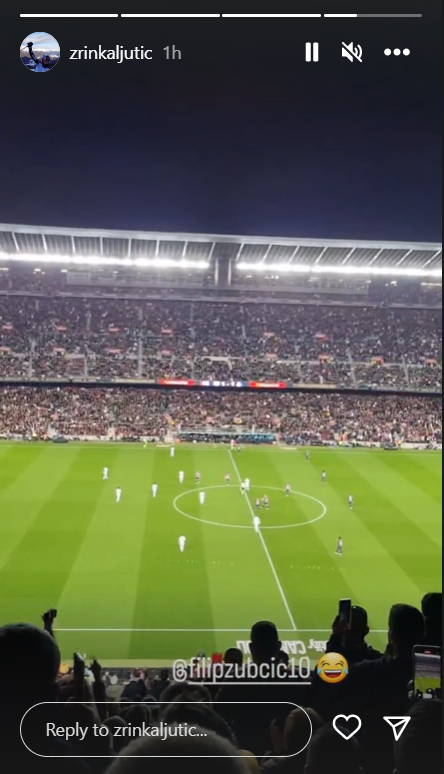 Modrić je imao hrvatski huk s tribina: Iz Andore na Nou Camp stigli hrvatski skijaši i skijašice