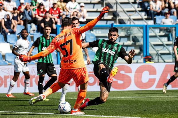 Italian soccer Serie A match - US Sassuolo vs AC Milan