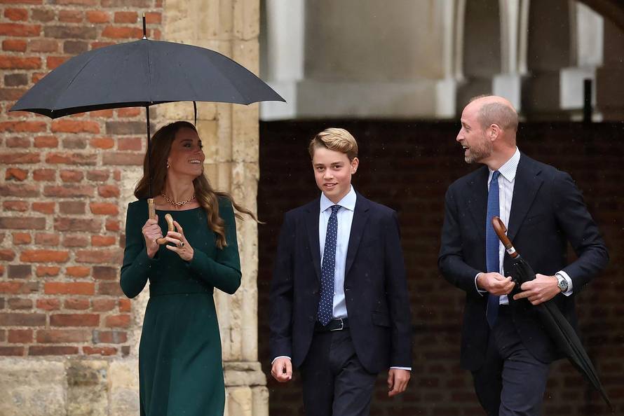 Prince George’s first day at Eton College