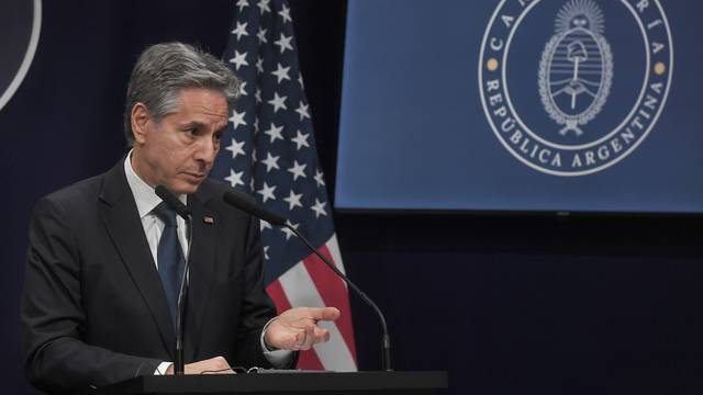 US Secretary of State Blinken in Argentina