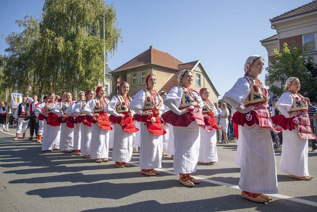 Svečani mimohod sudionika 59. Vinkovačkih jeseni