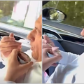 VIDEO Dodik jeo mesni doru&ccaron;ak u skupom autu, ljudi poru&ccaron;ili: 'To ti ne ide uz taj tvoj auto'
