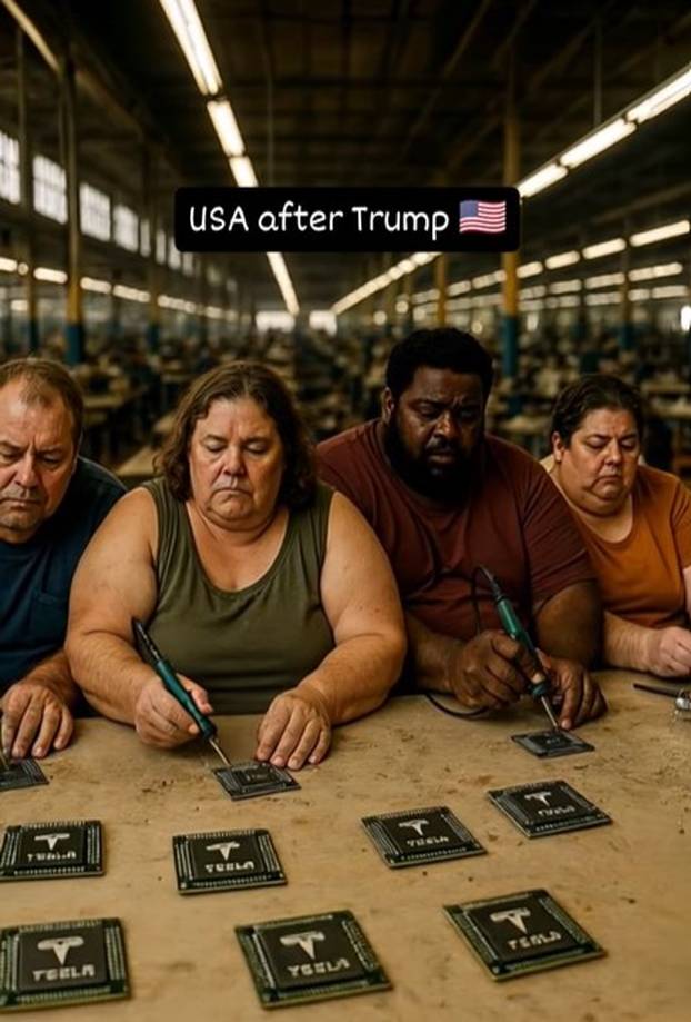 FOTO Kinezi brutalno sprdaju Amerikance: 'Ovako će izgledati njihova proizvodnja! Ha, ha, ha'