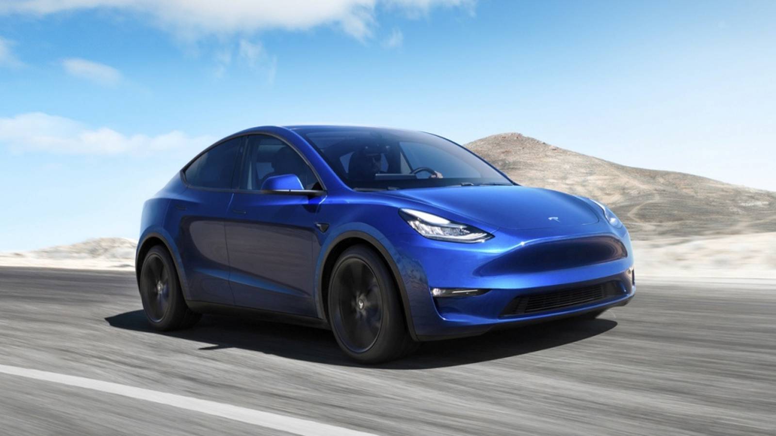 Undated handout photo of Tesla Inc's Model Y electric sports utility vehicle