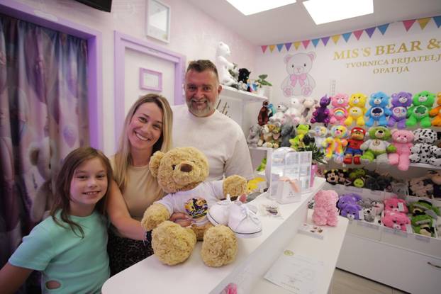 24sata Opatija: Trgovina Miss Bear & Co za vlastoručnu izradu plišanaca