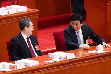China's NPC opening session at the Great Hall of the People, in Beijing