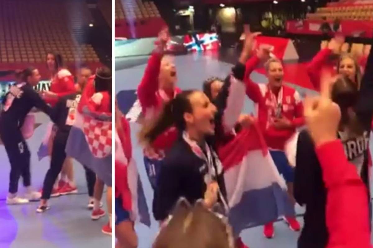 Igračice Norveške zapjevale s Hrvaticama! 'Neeeopisivooo!'