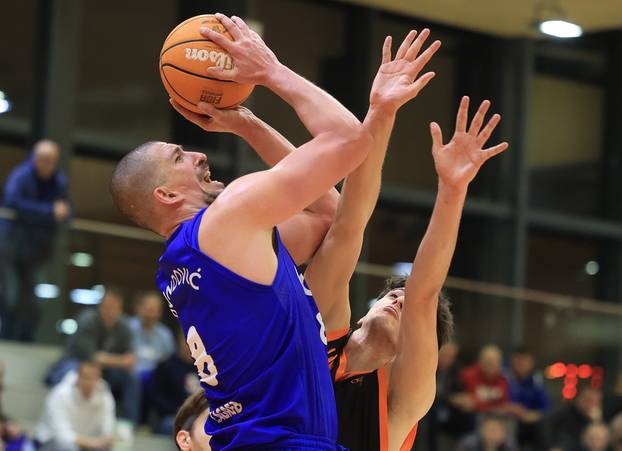 Zabok: Četvrtfinalna utakmica Kupa Kresimir Cosic za košarkaše, KK Cibona - KK Marsonia