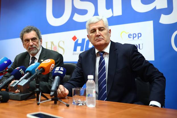 Mostar: Fuchs i Čović održali konferenciju za medije nakon sastanka