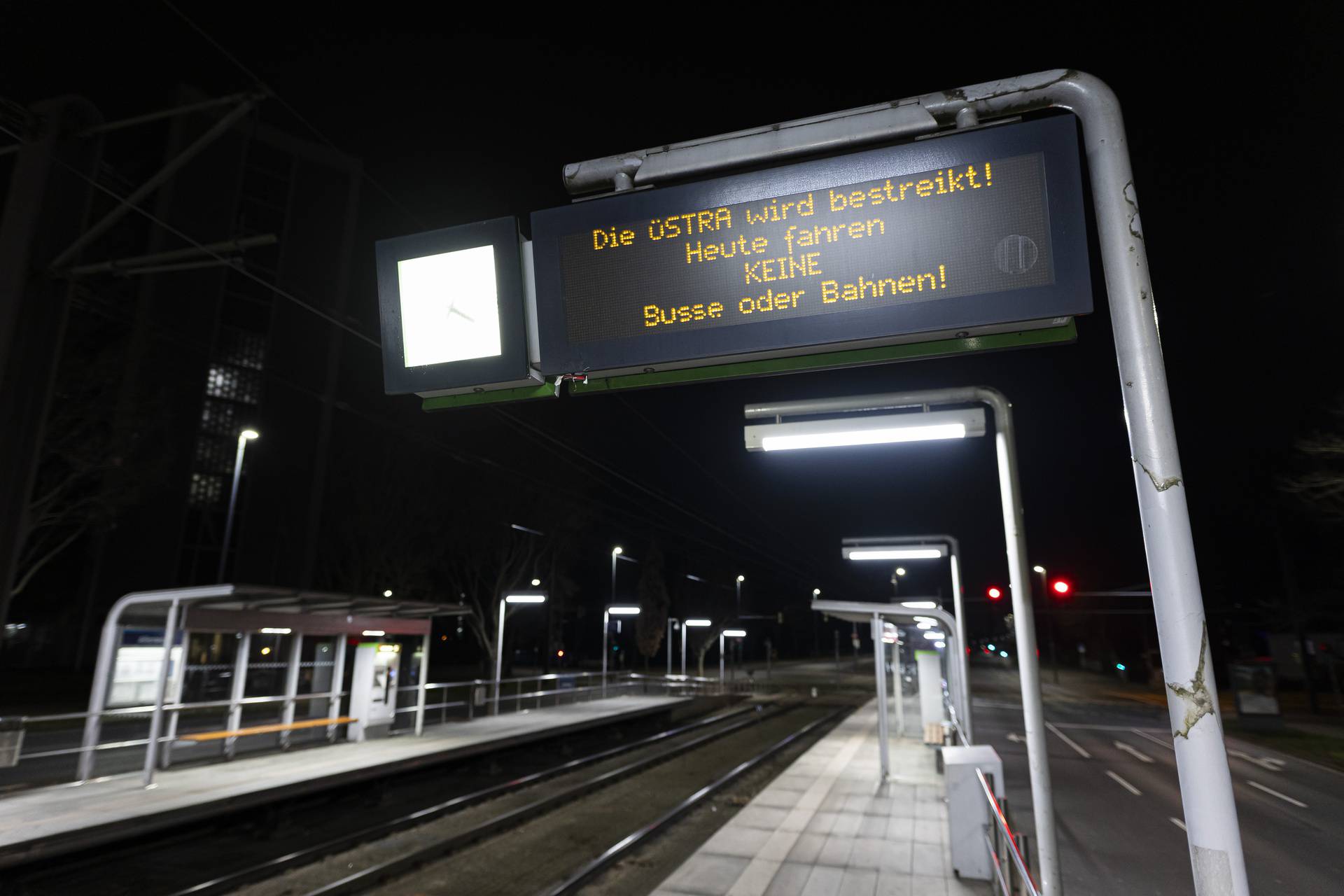 Warning strikes in local public transport - Hanover