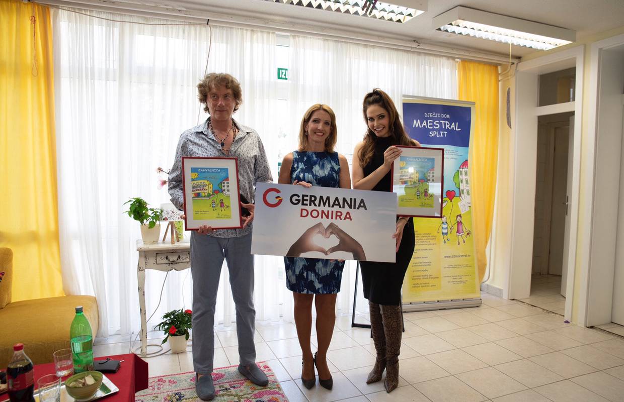 Tonči Huljić i Germania Sport obradovali mališane iz doma „Maestral“!