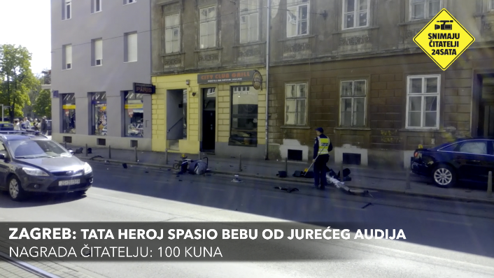 Tata heroj: U zadnji čas spasio sam bebu od jurećeg Audija