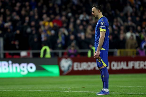 Zenica: Slavlje igrača Bosne i Hercegovine nakon što su svladali Italiju jedanaestercima