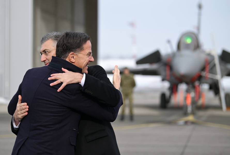 Zagreb: Dolazak glavnog tajnika NATO-a Marka Ruttea u Hrvatsku