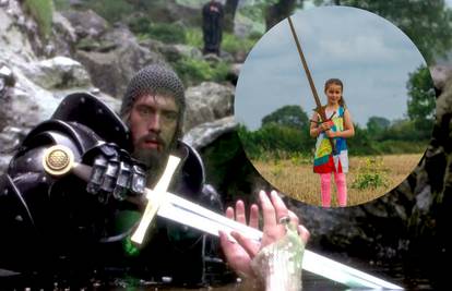 Curica našla mač u jezeru gdje je po legendi završio Excalibur