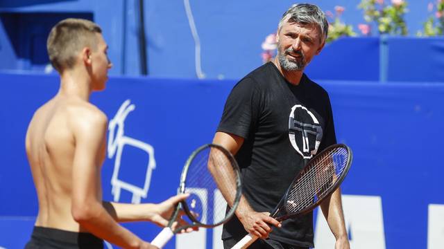 Goran Ivanišević sa sinom Emanuelom na Plava Laguna Croatia Open Umag teniskom turniru