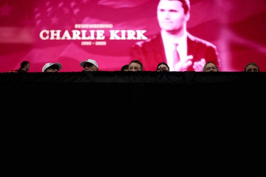 Memorial service for slain conservative commentator Charlie Kirk, in Glendale