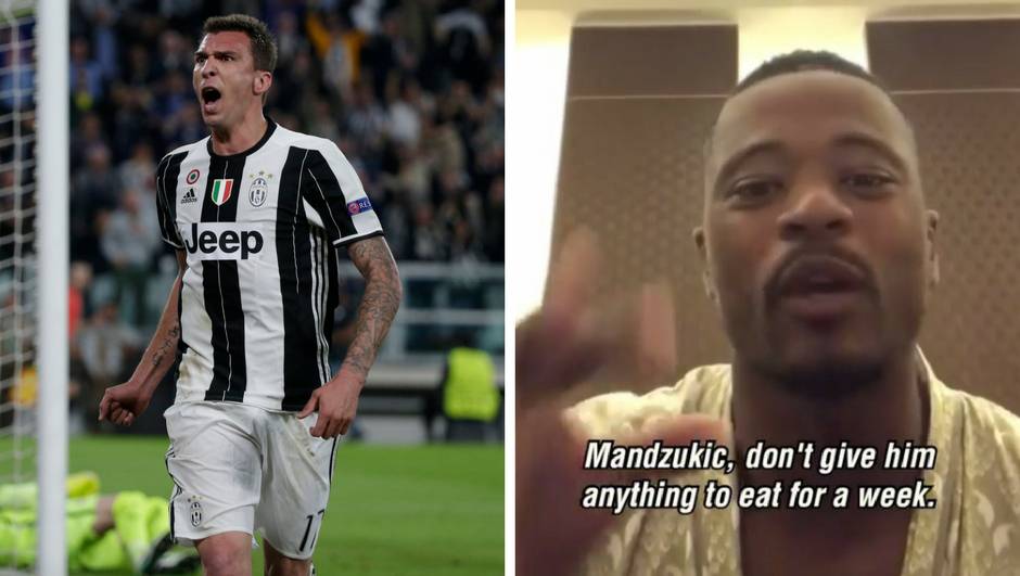 Evra bodri Juve: Mandžukiću nemojte dati jesti tjedan dana