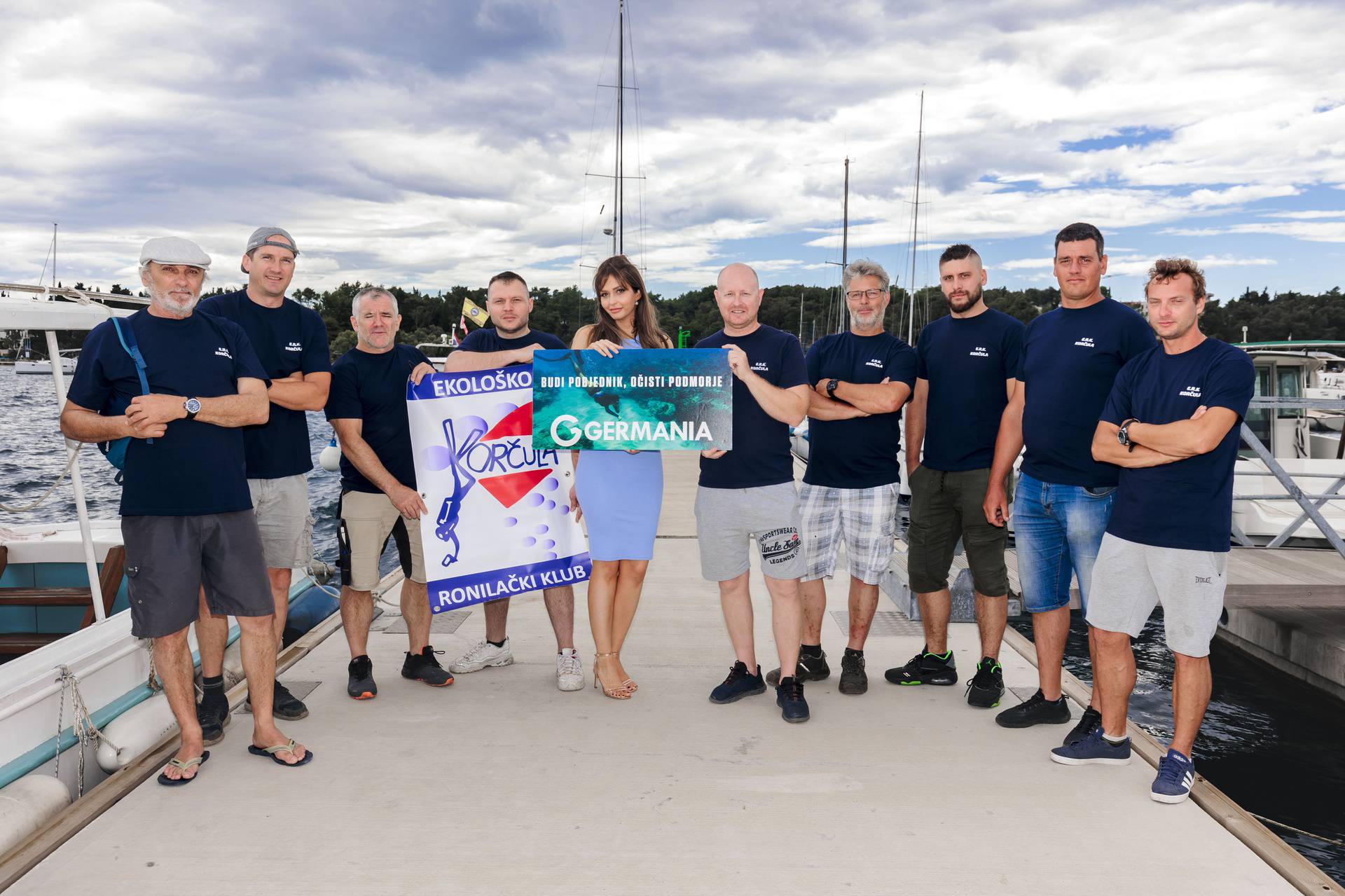 Korcula: Donacija Germania sporta ekoloskom ronilackom klubu Korcula