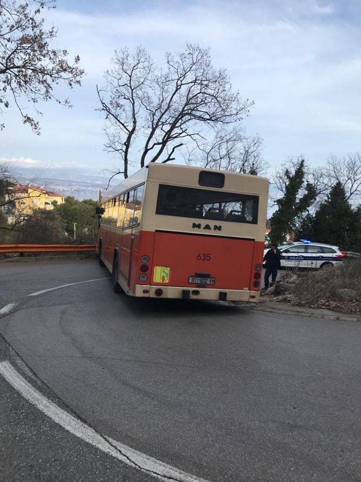 Bus umalo sletio u provaliju: Na rubu ga zaustavila ograda