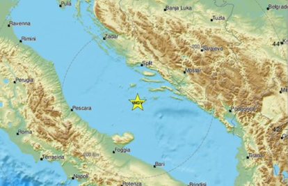 Potres jačine 2.7 po Richteru zatresao Dalmaciju: Epicentar je bio 98 kilometara od Splita
